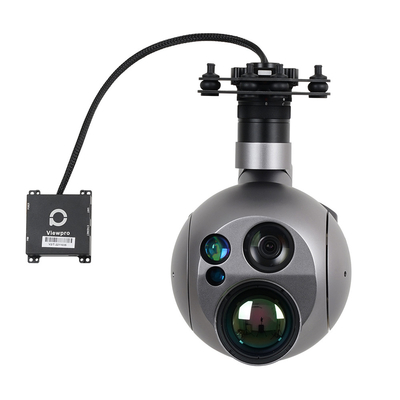 30x EO + IR AI Hedef Takip Kamera GPS Koordinat Analizi ve LRF Gimbal Kamera 4 Lens