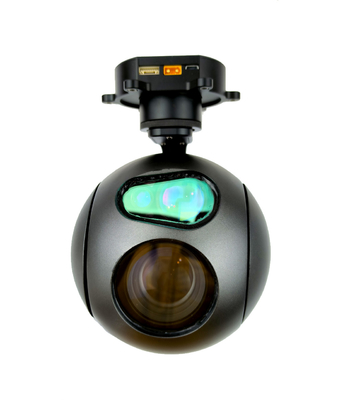 Universal Joint 30x Optical Zoom UAV Drone Camera With 3000 Meter Laser Ranging