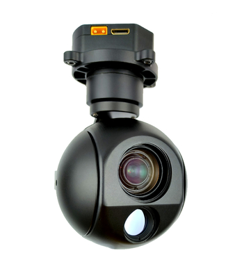 EO Camera+ 640x512 IR Drone Camera 3-Axis Gimbal 10x Optical Zoom